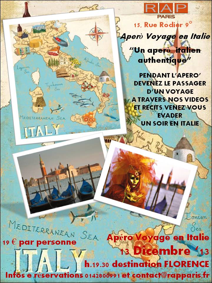 Apéro-voyage à Florence RAP